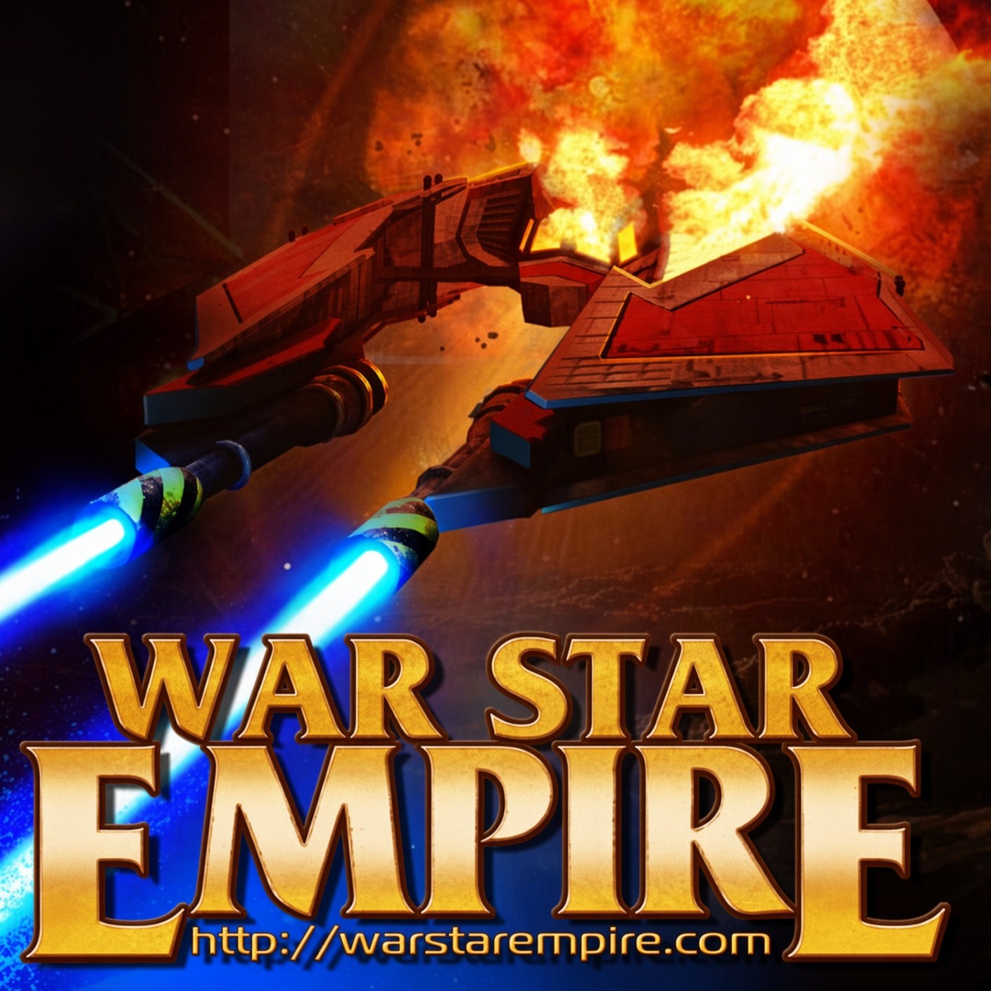 War Star Empire — capital ship key art